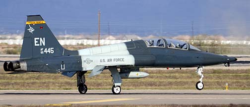 Northrop T-38A-60 Talon 65-10445 of the 90th Fighter Training Squadron Boxin' Bears, Mesa Gateway Airport, March 9, 2012